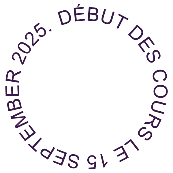 Début des cours le 15 septembre 2025
